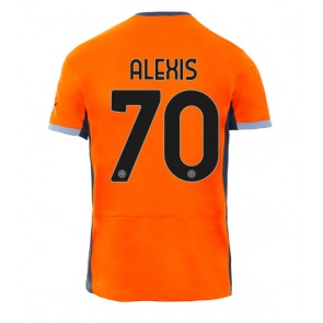 Inter Milan Alexis Sanchez #70 Rezervni Dres 2023-24 Kratak Rukavima